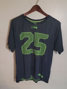 Retro! Superbowl Champs! 🏈🏆🏉 Nike #25 Richard Sherman Jersey T